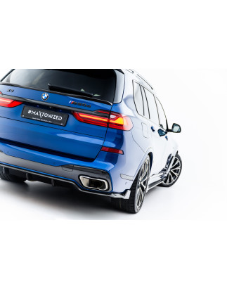  Diffusore posteriore in fibra di carbonio BMW X7 M-Pack G07 / G07 Facelift (version with towbar) (C