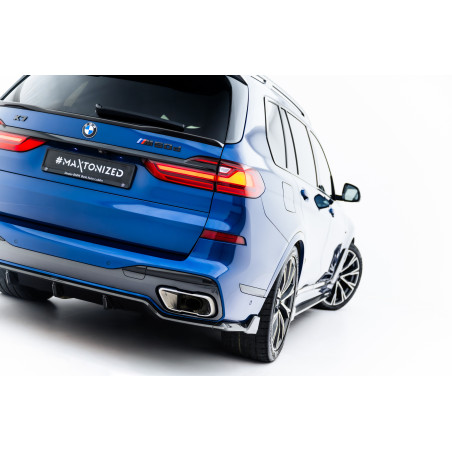  Diffusore posteriore in fibra di carbonio BMW X7 M-Pack G07 / G07 Facelift (version with towbar) (C