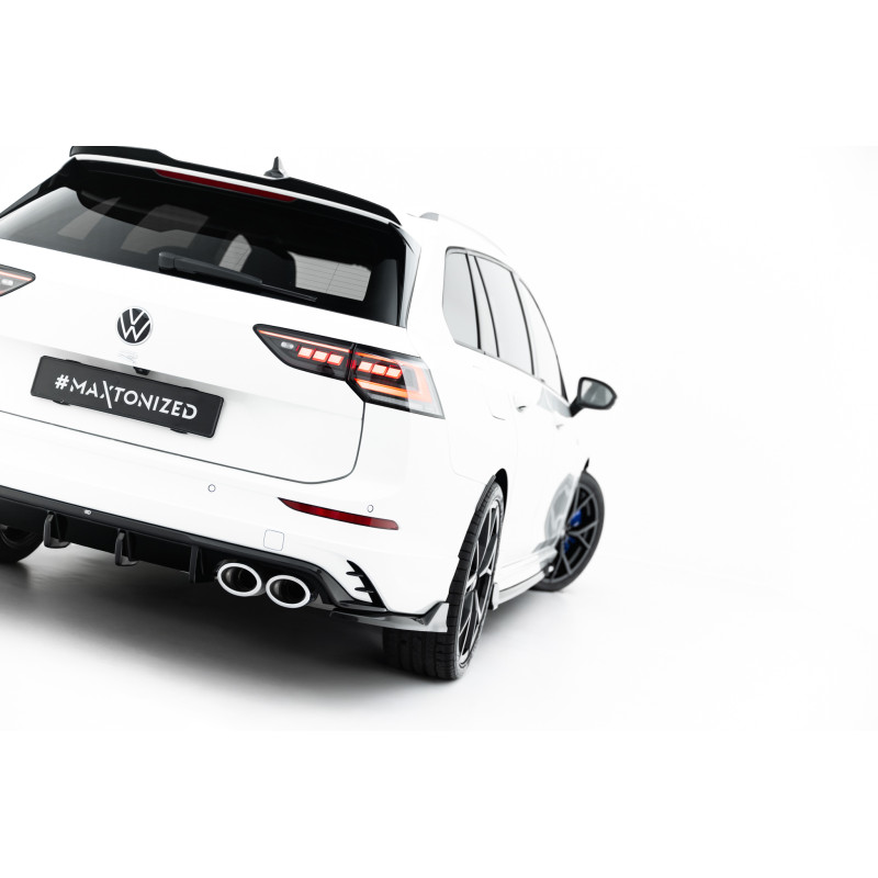 Splitters posteriori laterali V.2 Volkswagen Golf R Variant Mk8 / Mk8 Facelift (Cod. M-VW-GO-8F-R-VA