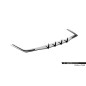 DIFFUSORE POSTERIORE street pro Mercedes-AMG CLE 53 Aero C236 (Cod. M-MECLE23653AMGAEROCNC-RS1B)