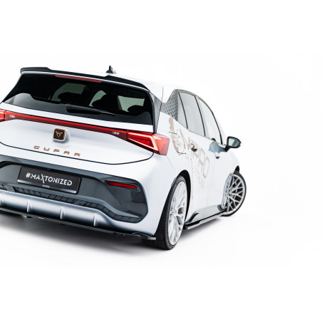 Splitter posteriore (con barre verticali) Cupra Born Mk1 (Cod. M-CU-BO-1-RD1G+RD2G)