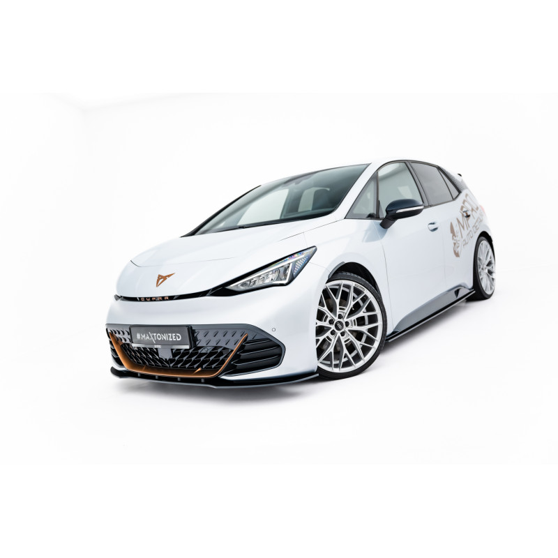 SPLITTER ANTERIORE street pro Cupra Born Mk1 (Cod. M-CUBO1CNC-FD1B)