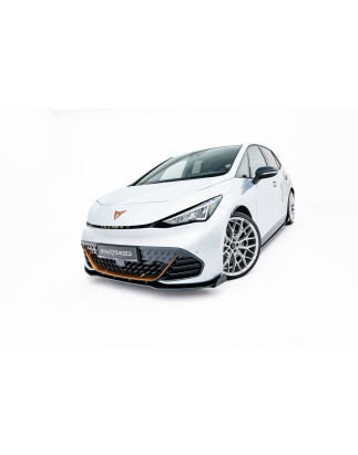 SPLITTER ANTERIORE street pro + Flaps Cupra Born Mk1 (Cod. M-CUBO1CNC-FD1B+FSF1G)