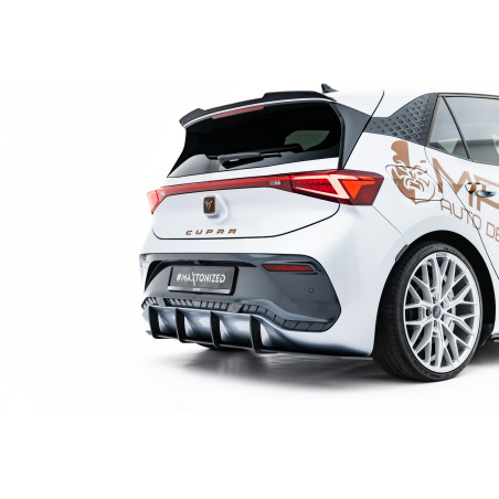 DIFFUSORE POSTERIORE street pro Cupra Born Mk1 (Cod. M-CUBO1CNC-RS1B+BRBI)