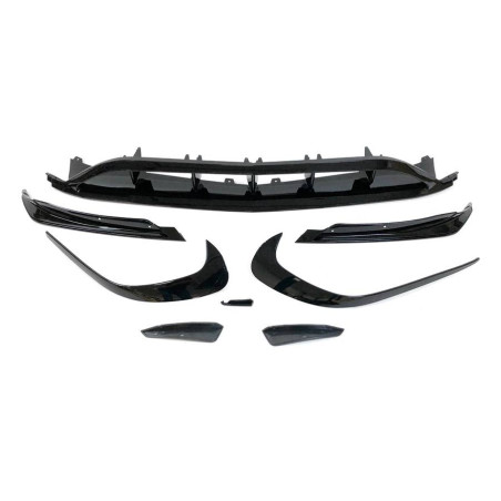 Spoiler Anteriore Mercedes W176 16-18 Look AMG A45 Nero lucido (Cod. E-TCM0252)