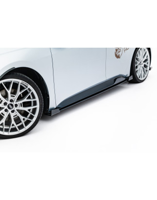 Diffusori minigonne street pro + Flaps Cupra Born Mk1 (Cod. M-CUBO1CNC-SD1B+SF1G)
