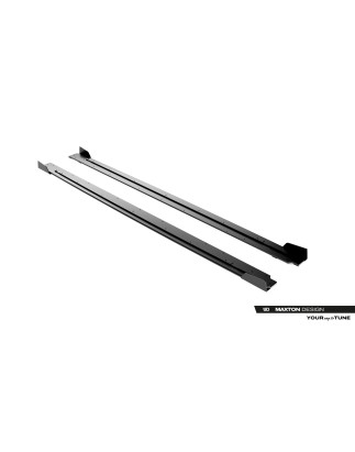 Diffusori minigonne street pro + Flaps Cupra Born Mk1 (Cod. M-CUBO1CNC-SD1B+SF1G)