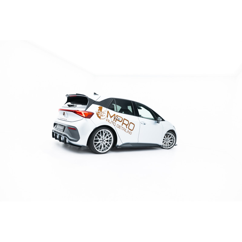 Diffusori minigonne street pro + Flaps Cupra Born Mk1 (Cod. M-CUBO1CNC-SD1BRB+SF1G)