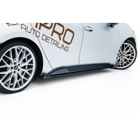 Diffusori minigonne street pro + Flaps Cupra Born Mk1 (Cod. M-CUBO1CNC-SD1BRB+SF1G)