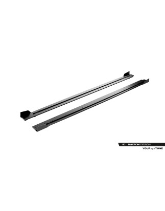 Diffusori minigonne street pro + Flaps Cupra Born Mk1 (Cod. M-CUBO1CNC-SD1BRB+SF1G)