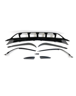 Spoiler Anteriore Mercedes W176 16-18 Look AMG A45 Nero lucido (Cod. E-TCM0252)