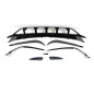 Spoiler Anteriore Mercedes W176 16-18 Look AMG A45 Nero lucido (Cod. E-TCM0252)