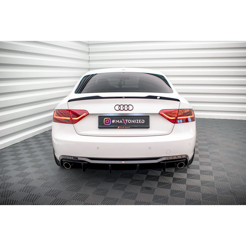 Sottoparaurti posteriore Audi A5 Sportback 8T Facelift (Version with single scaricos on both sides) 