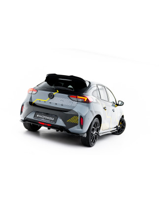 Splitter posteriore (con barre verticali) Opel Corsa F Facelift (Mk6 Facelift) (Cod. M-OP-CO-FF-RSD1