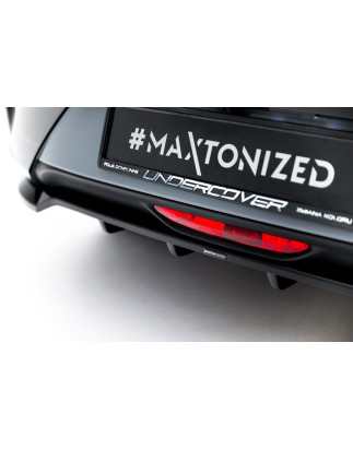 Splitter posteriore (con barre verticali) Opel Corsa F Facelift (Mk6 Facelift) (Cod. M-OP-CO-FF-RSD1