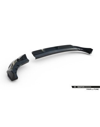 Splitter posteriore (con barre verticali) Opel Corsa F Facelift (Mk6 Facelift) (Cod. M-OP-CO-FF-RSD1