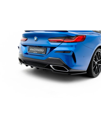 Splitter posteriore (con barre verticali) BMW 8 Coupe M-Pack G15 (Cod. M-BM-M850-G15-RD3G+RD4G)