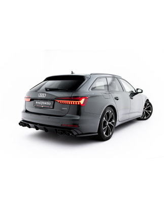 Sottoparaurti posteriore + scarico Ends Imitation Audi A6 berlina / Avant C8 / C8 Facelift (Cod. M-A