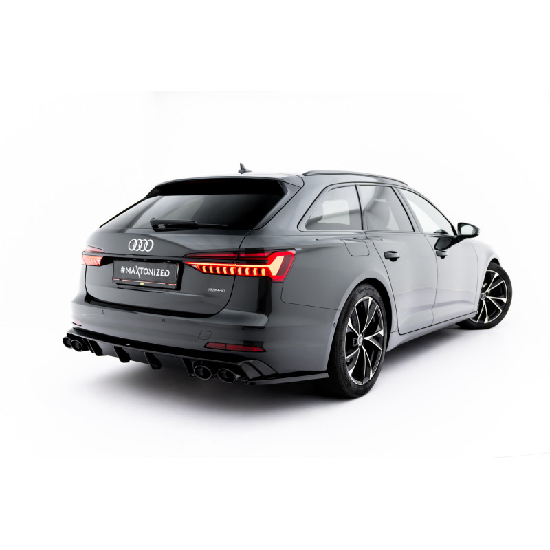 Sottoparaurti posteriore + scarico Ends Imitation Audi A6 berlina / Avant C8 / C8 Facelift (Cod. M-A
