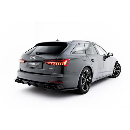 Sottoparaurti posteriore + scarico Ends Imitation Audi A6 berlina / Avant C8 / C8 Facelift (Cod. M-A