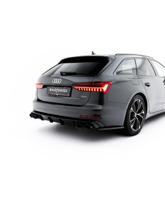 Sottoparaurti posteriore + scarico Ends Imitation Audi A6 berlina / Avant C8 / C8 Facelift (Cod. M-A