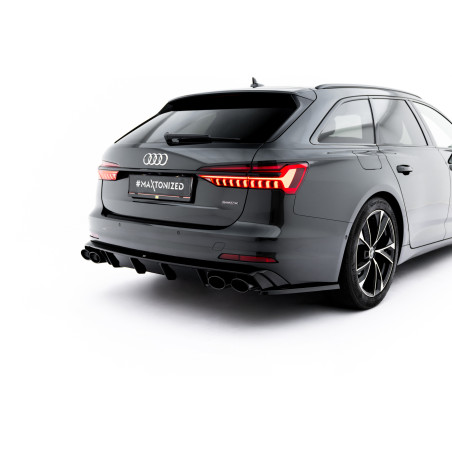 Sottoparaurti posteriore + scarico Ends Imitation Audi A6 berlina / Avant C8 / C8 Facelift (Cod. M-A