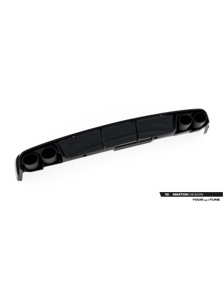 Sottoparaurti posteriore + scarico Ends Imitation Audi A6 berlina / Avant C8 / C8 Facelift (Cod. M-A