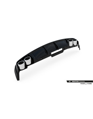 Sottoparaurti posteriore + scarico Ends Imitation Audi A6 berlina / Avant C8 / C8 Facelift (Cod. M-A