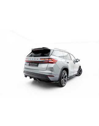 Splitter posteriore (con barre verticali) Skoda Kodiaq Sportline Mk2 (Cod. M-SK-KO-2-SL-RD1G+RD2G)
