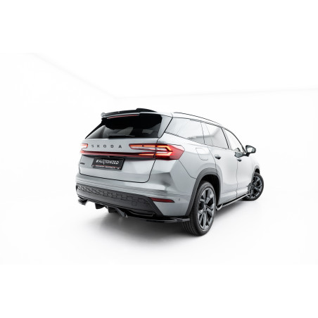 Splitter posteriore (con barre verticali) Skoda Kodiaq Sportline Mk2 (Cod. M-SK-KO-2-SL-RD1G+RD2G)