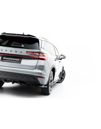 Splitter posteriore (con barre verticali) Skoda Kodiaq Sportline Mk2 (Cod. M-SK-KO-2-SL-RD1G+RD2G)