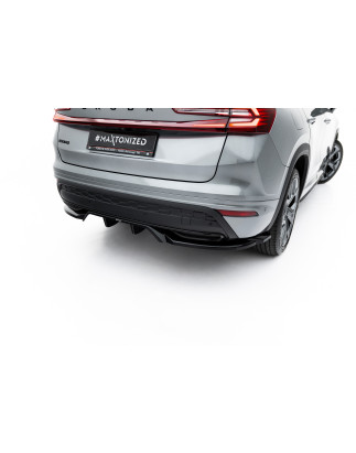 Splitter posteriore (con barre verticali) Skoda Kodiaq Sportline Mk2 (Cod. M-SK-KO-2-SL-RD1G+RD2G)