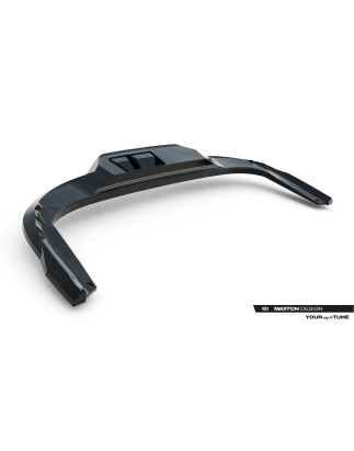 Splitter posteriore (con barre verticali) Skoda Kodiaq Sportline Mk2 (Cod. M-SK-KO-2-SL-RD1G+RD2G)