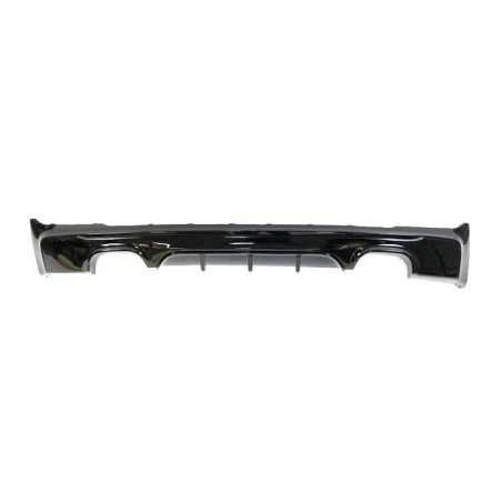 Diffusore Posteriore BMW F22 / F23 14-19 2 Scarico Nero lucido (Cod. E-TCBF246)