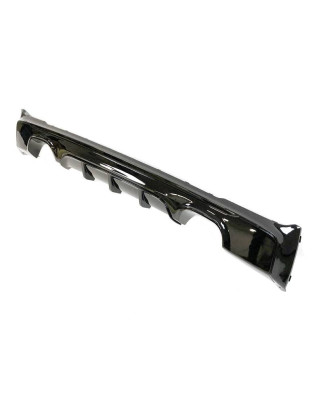 Diffusore Posteriore BMW F22 / F23 14-19 2 Scarico Nero lucido (Cod. E-TCBF246)
