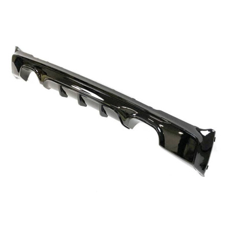 Diffusore Posteriore BMW F22 / F23 14-19 2 Scarico Nero lucido (Cod. E-TCBF246)