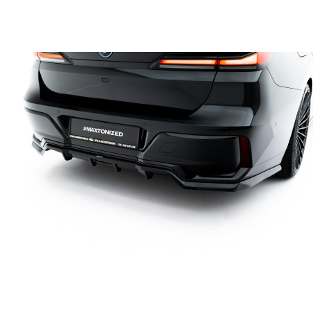Splitter posteriore (con barre verticali) V.2 BMW 7 M-Pack G70 (Cod. M-BM-7-G70-MPACK-RD3G+RD4G)