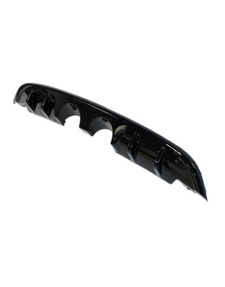 Diffusore Posteriore Volkswagen Golf 6 look R20 Nero lucido (Cod. E-TCW5211)