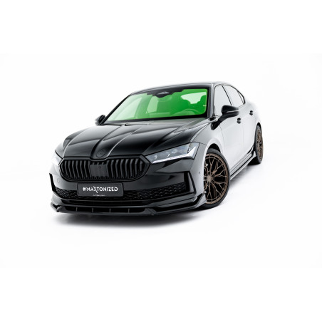 SPLITTER ANTERIORE V.2 Skoda Superb Sportline Mk4 (Cod. M-SK-SU-4-SL-FD2G)