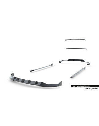 Splitters set in carbonio BMW X5 M-Pack G05  (Cod. M-CF-BM-X5-05-MPACK-SET)