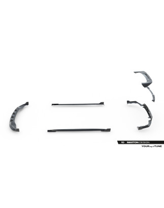 Splitters set in carbonio BMW X5 M-Pack G05  (Cod. M-CF-BM-X5-05-MPACK-SET)