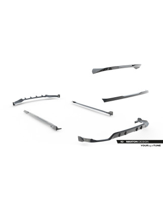 Splitters set in carbonio BMW X5 M-Pack G05  (Cod. M-CF-BM-X5-05-MPACK-SET)