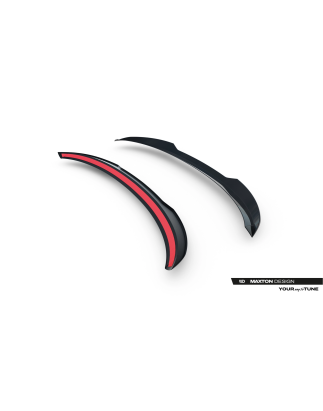Spoiler Cap Audi Q6 e-tron Standard / S-Line / SQ6 e-tron SUV Mk1 (Cod. M-AU-Q6-ETRON-SLINE-1-CAP1G)