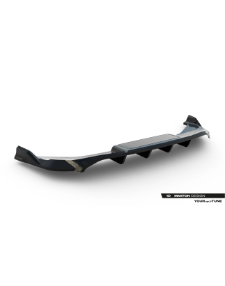 Splitter posteriore (con barre verticali) Audi Q6 e-tron S-Line / SQ6 e-tron SUV / Sportback Mk1 (Co