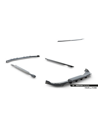 Splitters Set Audi Q6 e-tron S-Line / SQ6 e-tron SUV Mk1 (Cod. M-AU-Q6-ETRON-SLINE-1-SET)