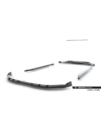 Splitters Set Audi Q6 e-tron S-Line / SQ6 e-tron SUV Mk1 (Cod. M-AU-Q6-ETRON-SLINE-1-SET)