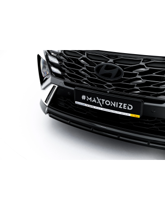 SPLITTER ANTERIORE Hyundai Tucson N-Line Mk4 Facelift (Cod. M-HY-TU-4F-NLINE-FD1G+FD1RG)