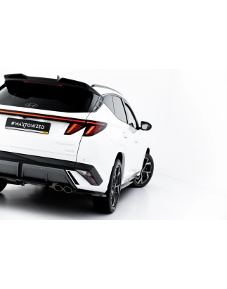 Splitter posteriore (con barre verticali) Hyundai Tucson N-Line Mk4 Facelift (Cod. M-HY-TU-4F-NLINE-