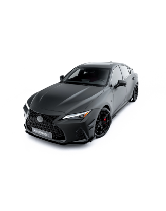 SPLITTER ANTERIORE street pro + Flaps Lexus IS 500 Mk3 Facelift 2 (XE30) (Cod. M-LEIS3F2500CNC-FD1B+