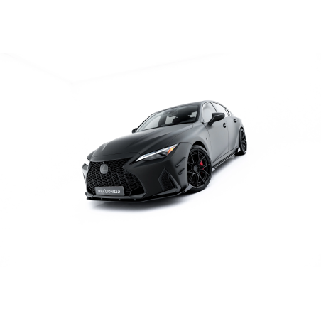 SPLITTER ANTERIORE street pro + Flaps Lexus IS 500 Mk3 Facelift 2 (XE30) (Cod. M-LEIS3F2500CNC-FD1BR